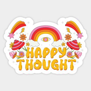 Happy Thought Sticker